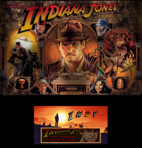 More information about "Indiana Jones The Pinball Adventure (Williams 1993) b2s with animated Full DMD"