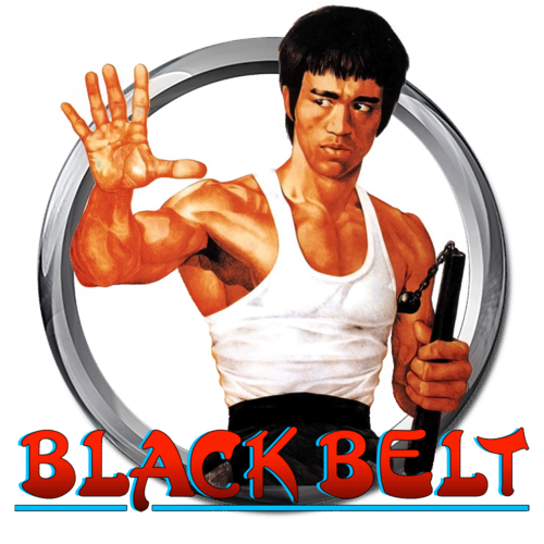 More information about "Black Belt - Bruce Lee (Bally 1986) Wheel Image"
