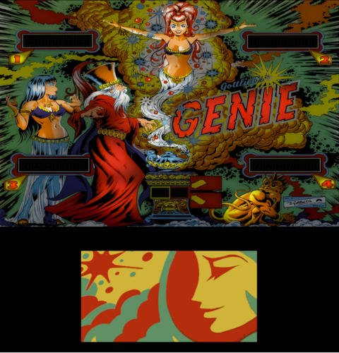 More information about "Genie (Gottlieb 1979) b2s with Full DMD"