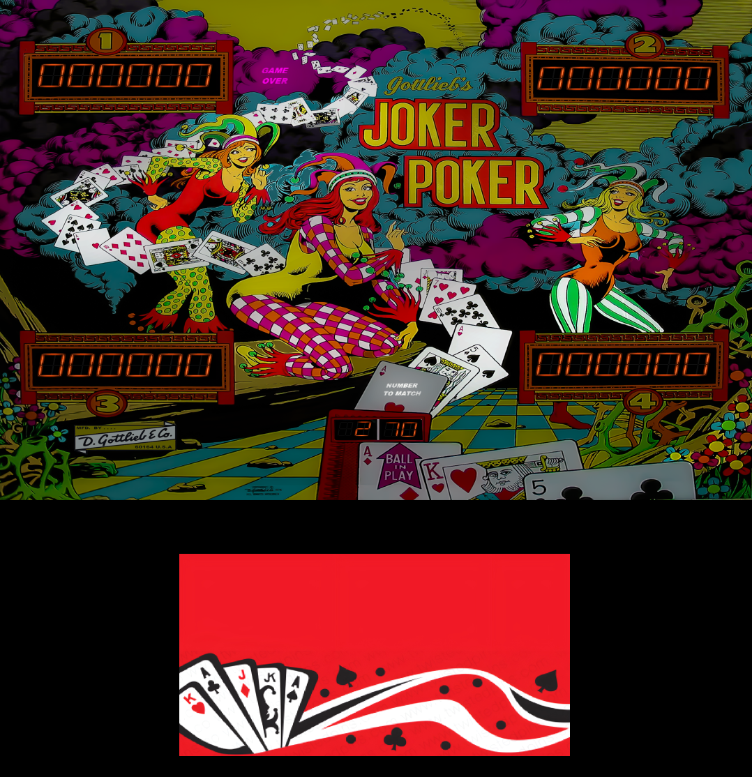 Joker Poker (Gottlieb 1978) b2s with Full DMD - B2S