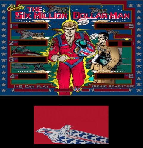 More information about "Six Million Dollar Man (Bally 1978) b2s with Full DMD"