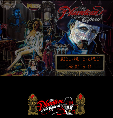 More information about "Phantom Of The Opera (Data East 1990) b2s with Full DMD"