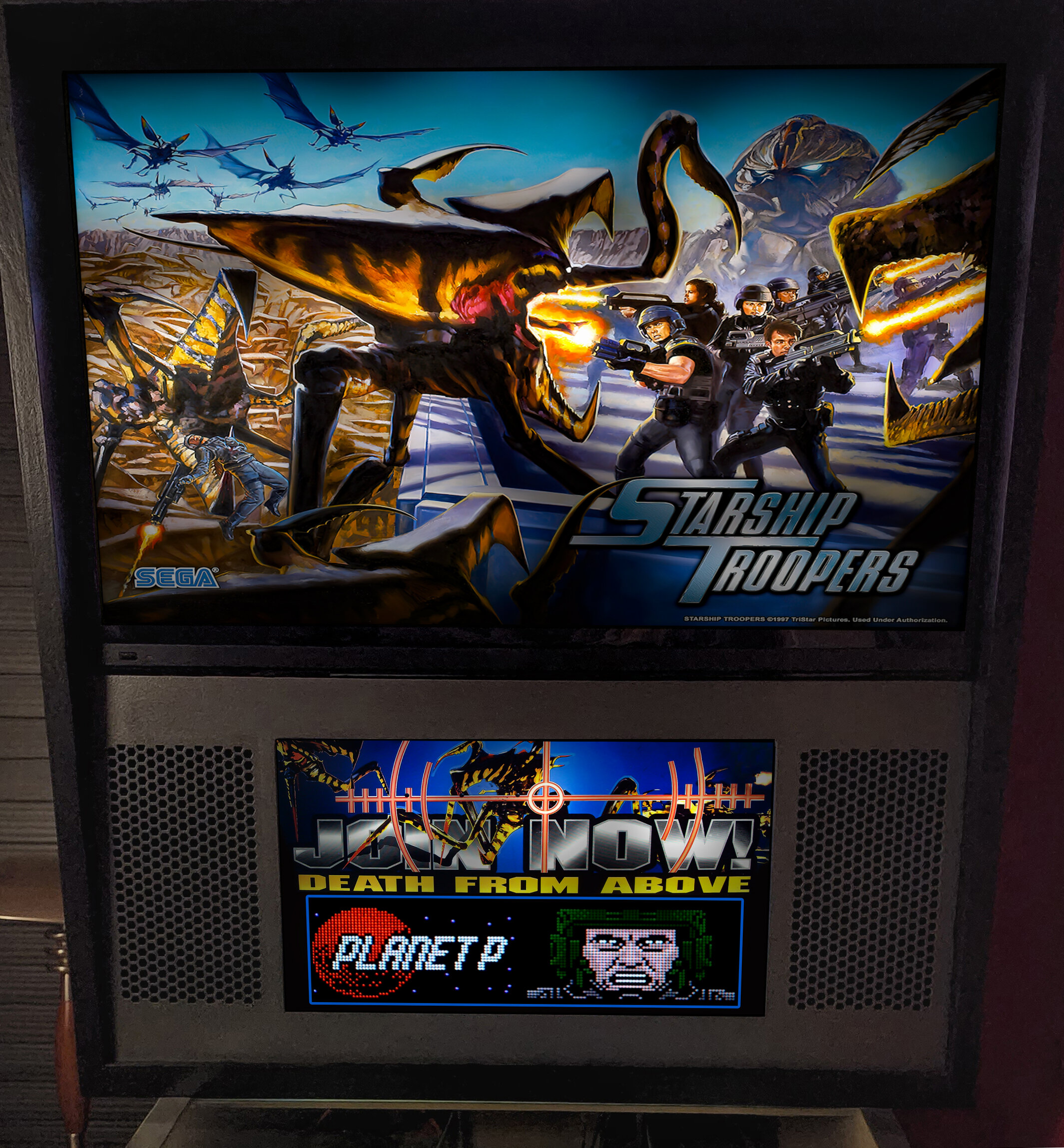 トランプ friars club deck Starship Troopers (Sega 1996) b2s with full dmd - B2S