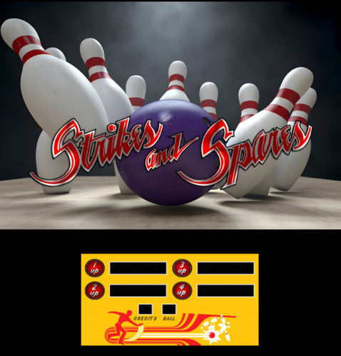 More information about "Strikes and Spares (Bally 1978) Fantasy b2s with Full DMD"