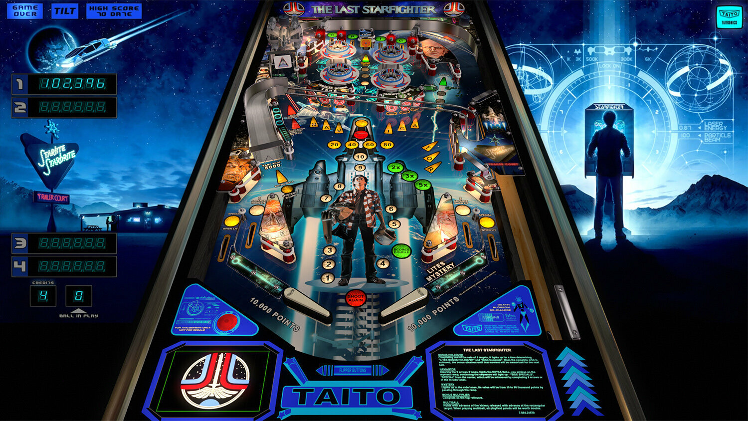 Last Starfighter, The (Taito, 1983) - VPX - Pinball Tables