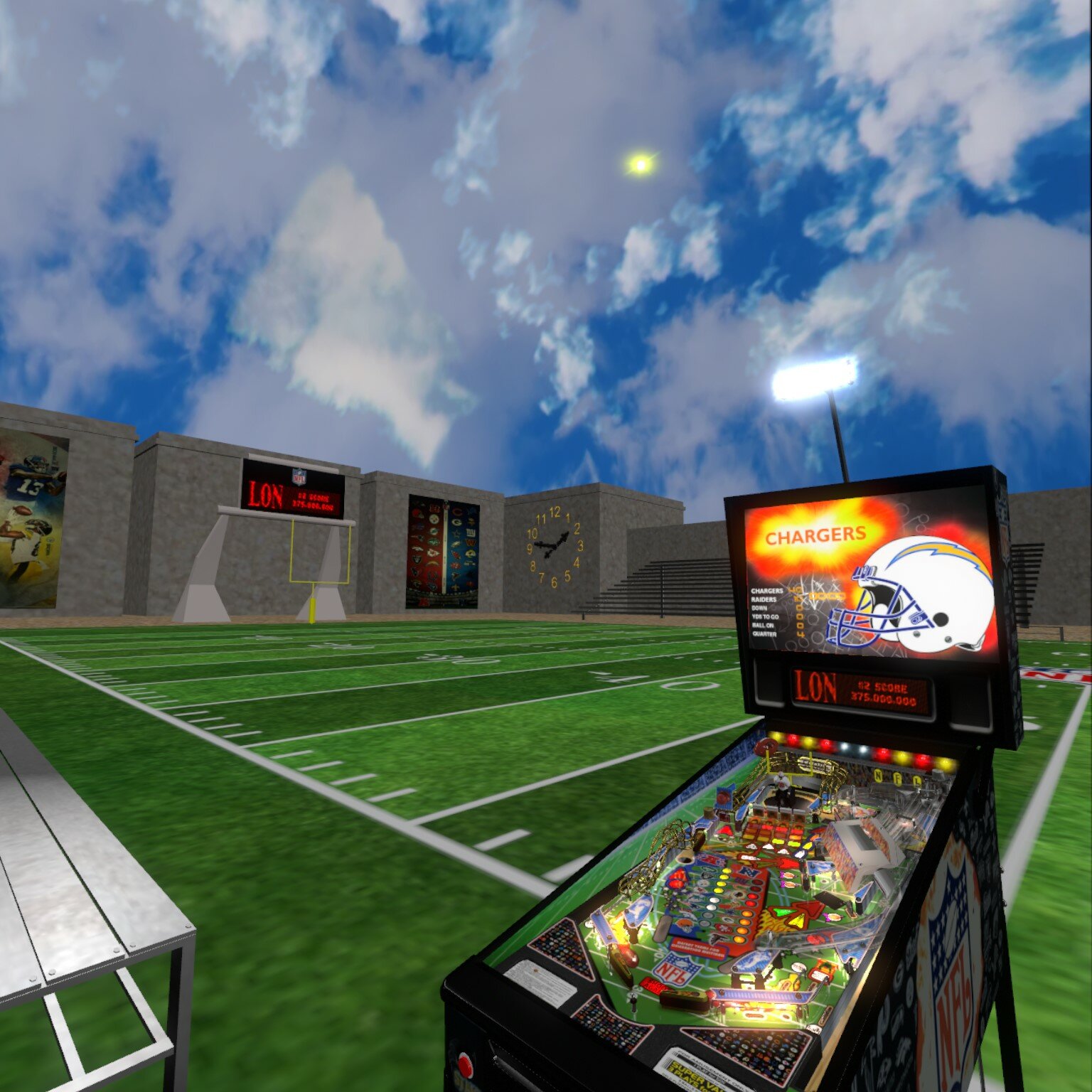 NFL (Stern 2001) Chargers Hybrid (DT, FS, FSS, VR)