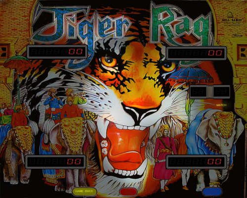 More information about "Tiger Rag(Bell Games 1984)"