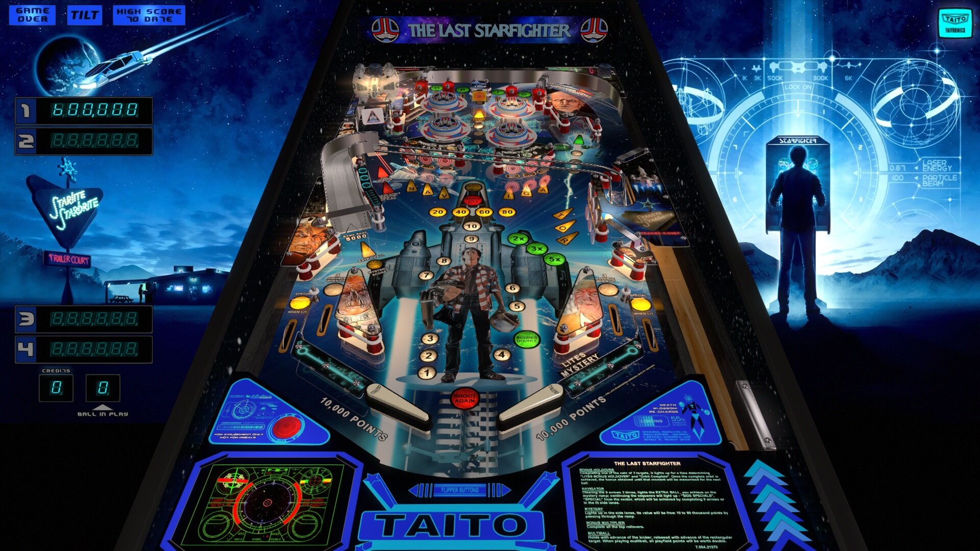 Last Starfighter, The (Taito, 1983) hybrid - VPX - Pinball