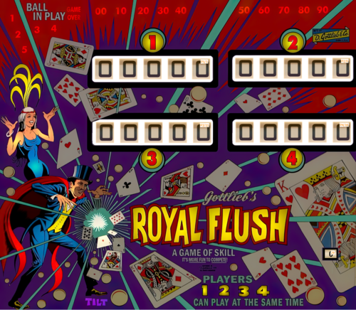 More information about "Royal Flush (Gottlieb 1976) b2s"
