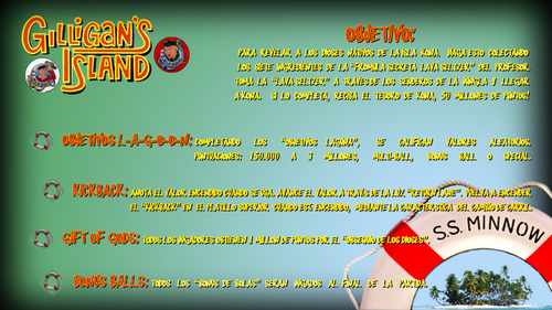 More information about "Gilligan Island (Bally 1991) Spanish Mod Instructions Card"