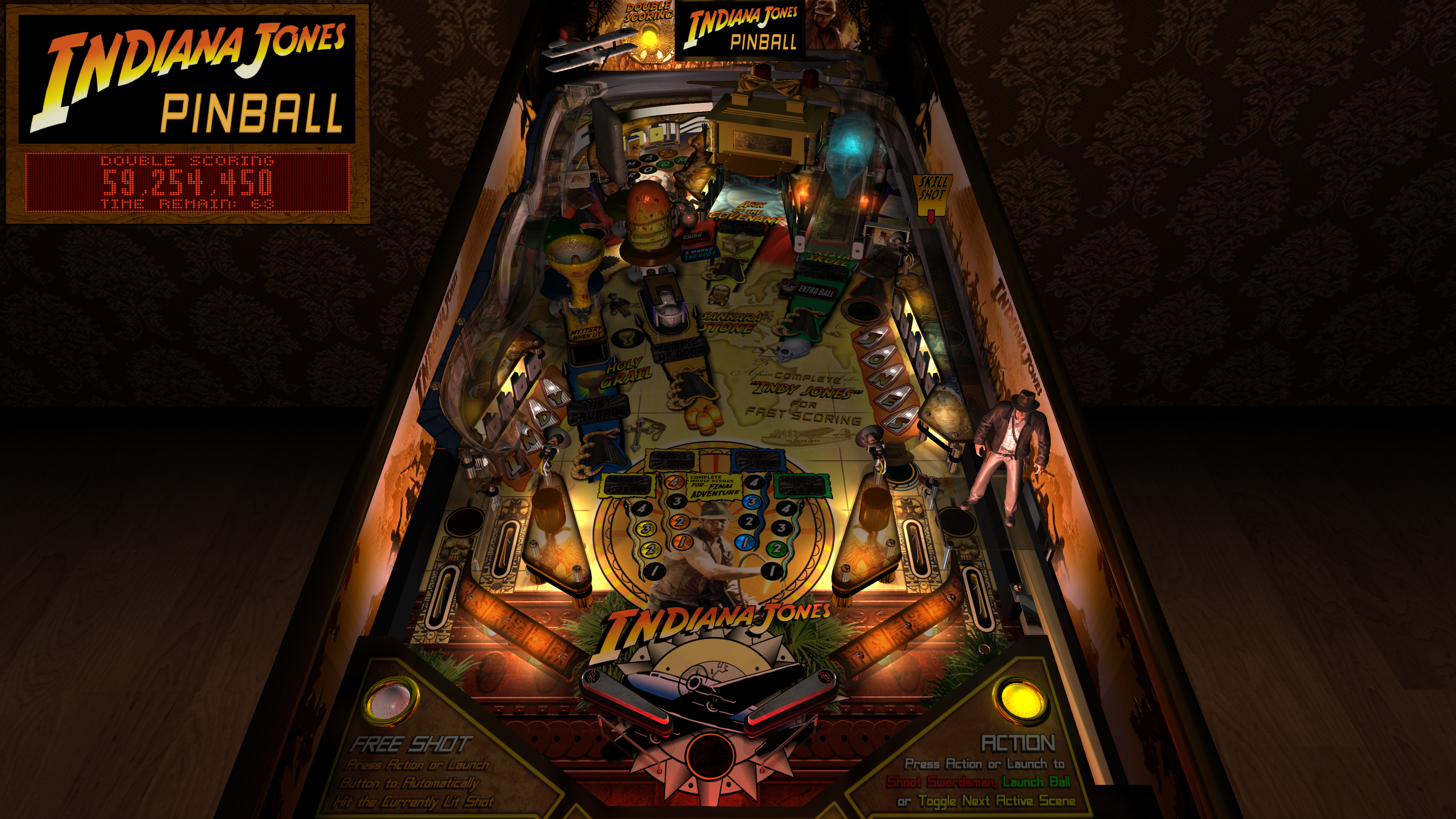 Indiana Jones - Fortune and Glory Edition (PinEvent Lite, FizX 3.3)