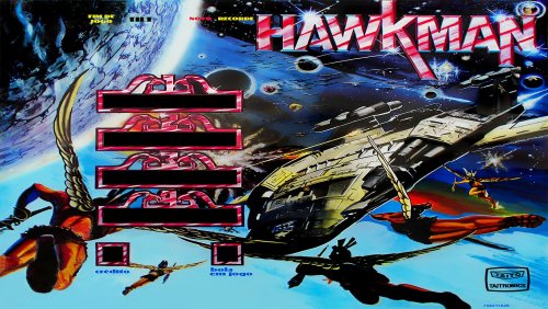 More information about "HAWKMAN (Taito do Brasil 1983) full DMD Backglass"