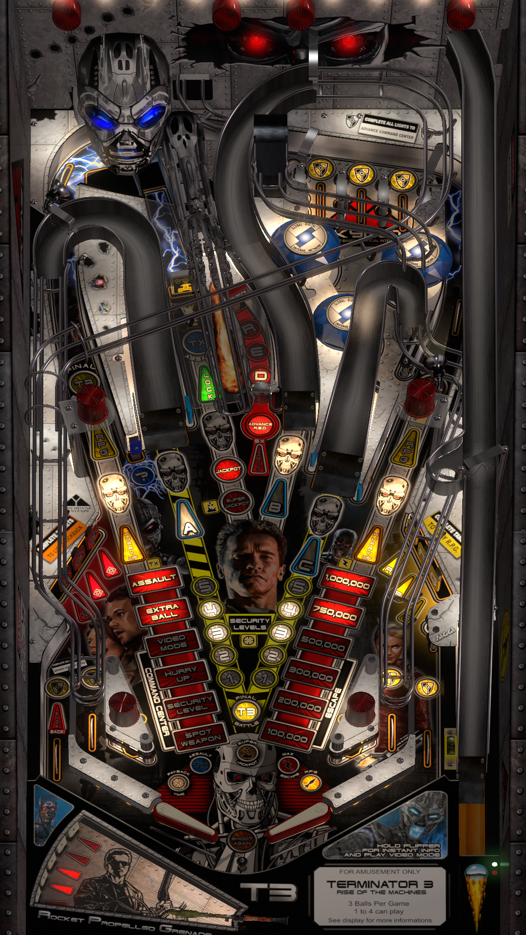 Terminator 3: Rise of the Machines Pinball (2003) - Terminator Prop