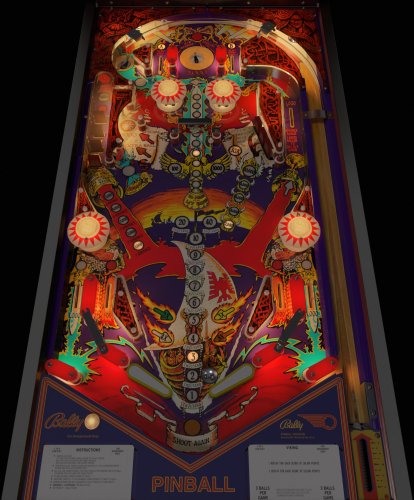 Evil Dead 3 (Original 2020) Animated B2S For full DMD + 2 screens - Full  DMD Backglasses - Virtual Pinball Universe