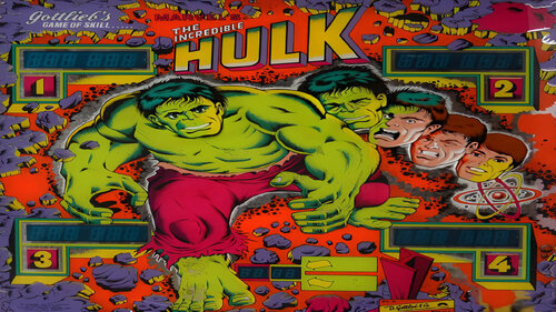More information about "The Incredible Hulk (Gottlieb 1979) animated backglass with full DMD"