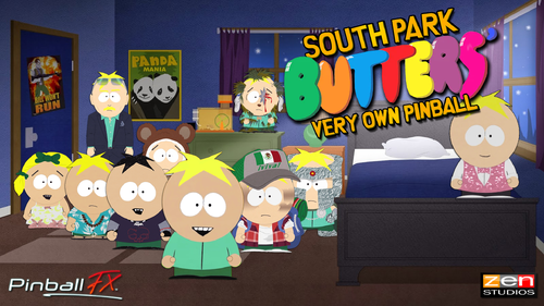 More information about "South Park: Butters' Very Own Pinball Backglass Image & Video"