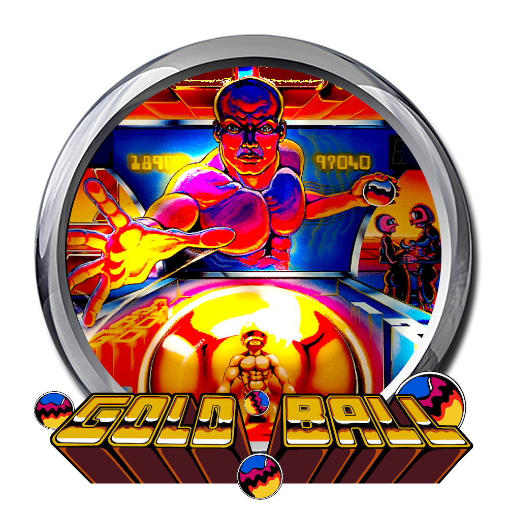 Gold ball outlet pinball