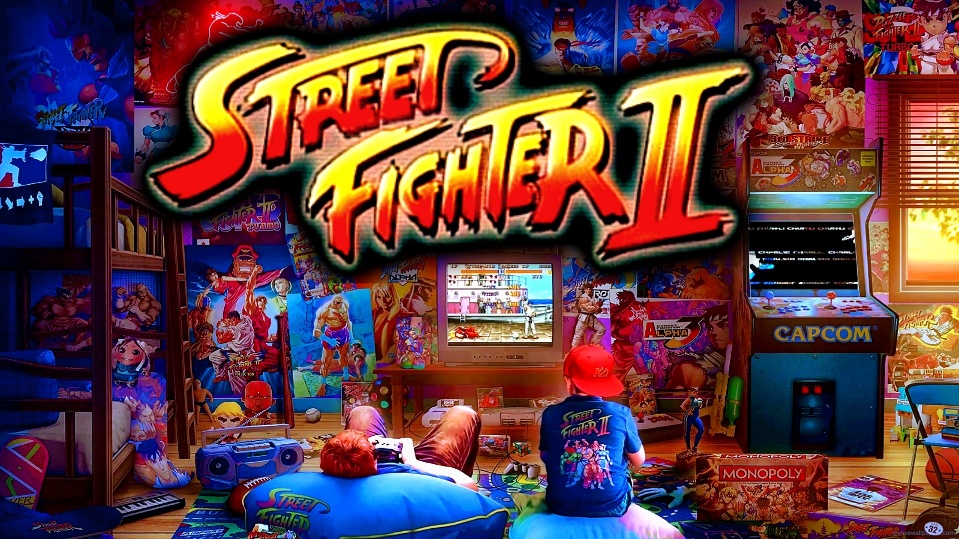 JP's Street Fighter II (Gottlieb 1993) - Vídeo Topper - Topper