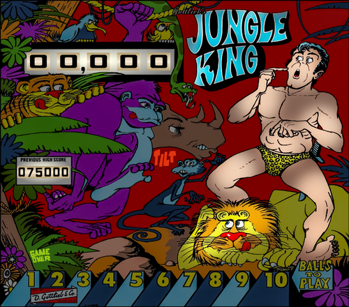 More information about "Jungle King (Gottlieb 1973)"