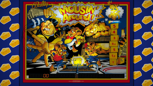 More information about "Mousin' Around! (Bally 1989) - 16:9 Background for B2S Backglass"