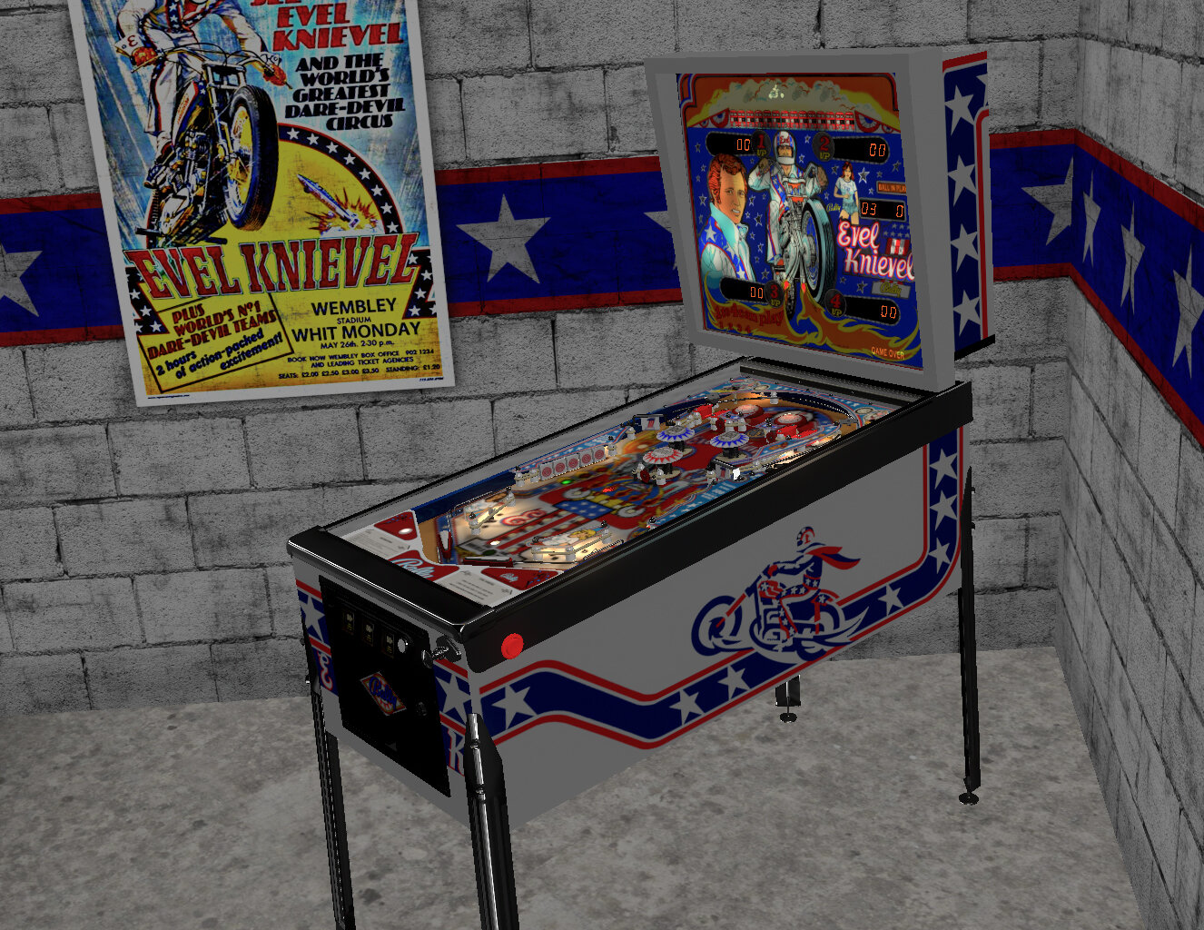 Evel Knievel (Bally 1977)v5.0 - VPX - Pinball Tables - Virtual Pinball  Universe