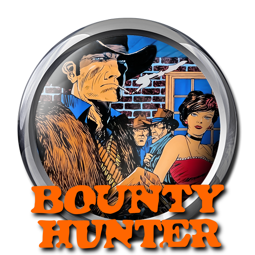 Bounty Hunter (Gottlieb 1985) Wheel - Tarcisio Style Wheels