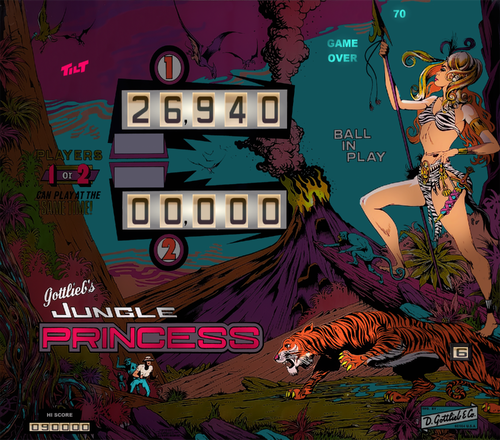 More information about "Jungle Princess (Gottlieb 1977)"