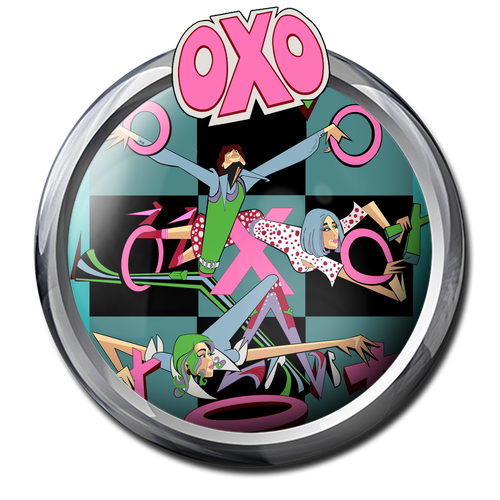 OXO (Williams 1973) Wheel - Tarcisio Style Wheels - Virtual Pinball Universe