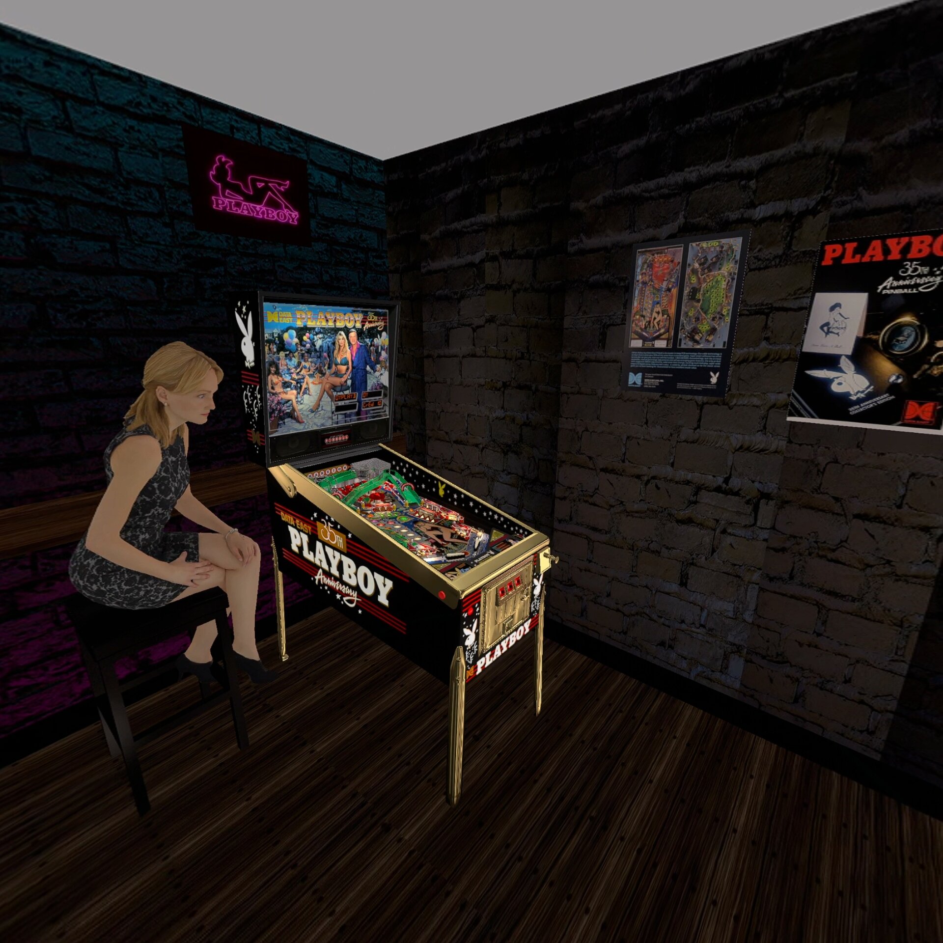 Playboy 35th Anniversary (Data East 1989) VR Room 1.0