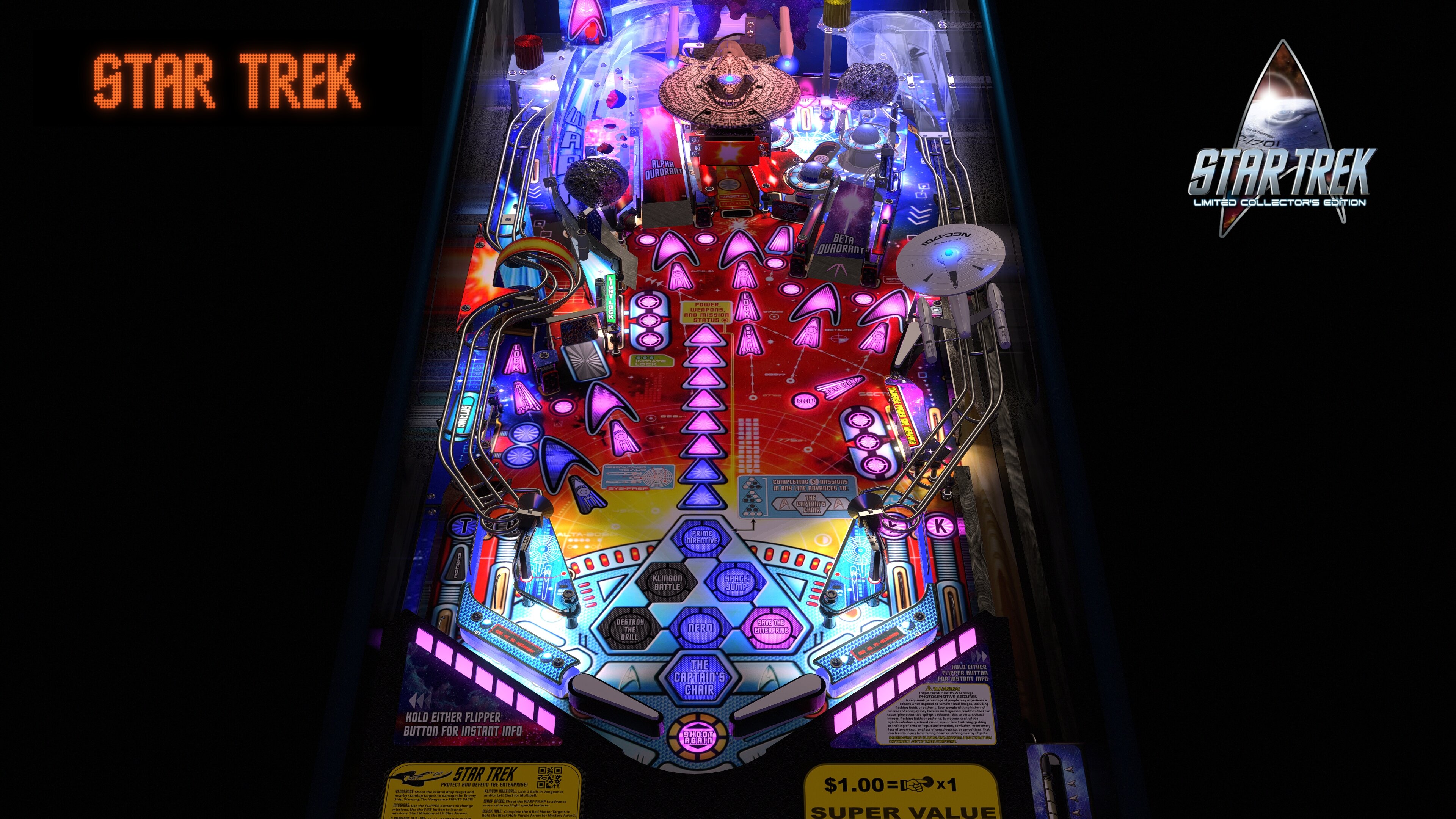 Star Trek LE (Stern 2013) - VPX - Pinball Tables - Virtual Pinball