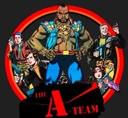 More information about "A-Team Logo With Guys"