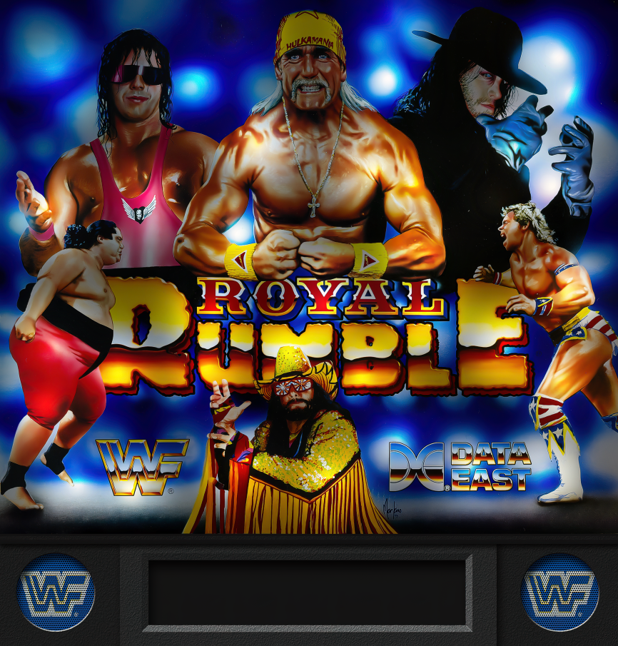 WWF Royal Rumble (Data East 1994) b2s with full dmd - B2S