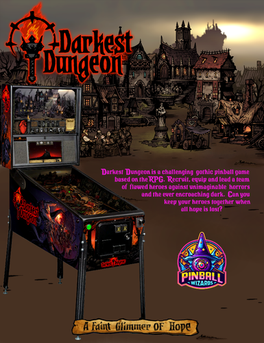 More information about "Darkest Dungeon Pinball (Pinball Wizards Original 2023) flyer"