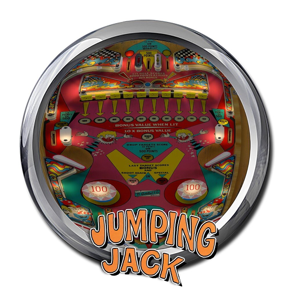 Jumping Jack (Gottlieb 1973) (Wheel) - Wheel Images - Virtual