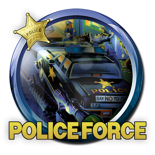 More information about "Police force (Williams, 1989) - Colored wheel"