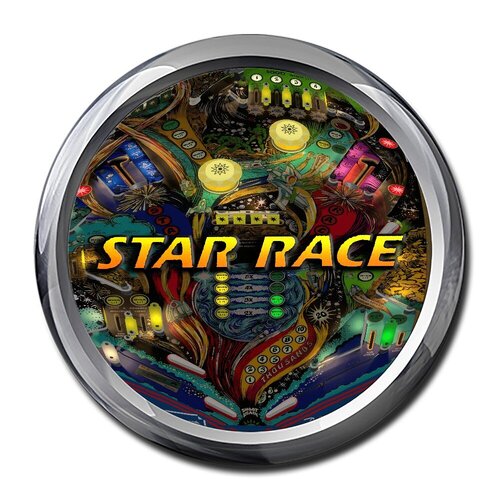 Star Race (Gottlieb 1980) (Wheel) - Wheel Images - Virtual Pinball Universe