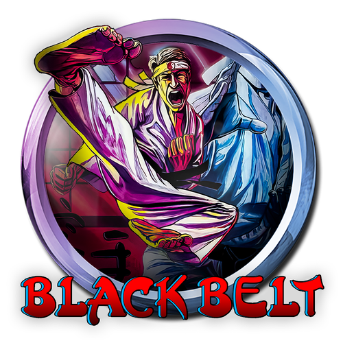 More information about "Black belt (Bally, 1986) - Colored wheel"