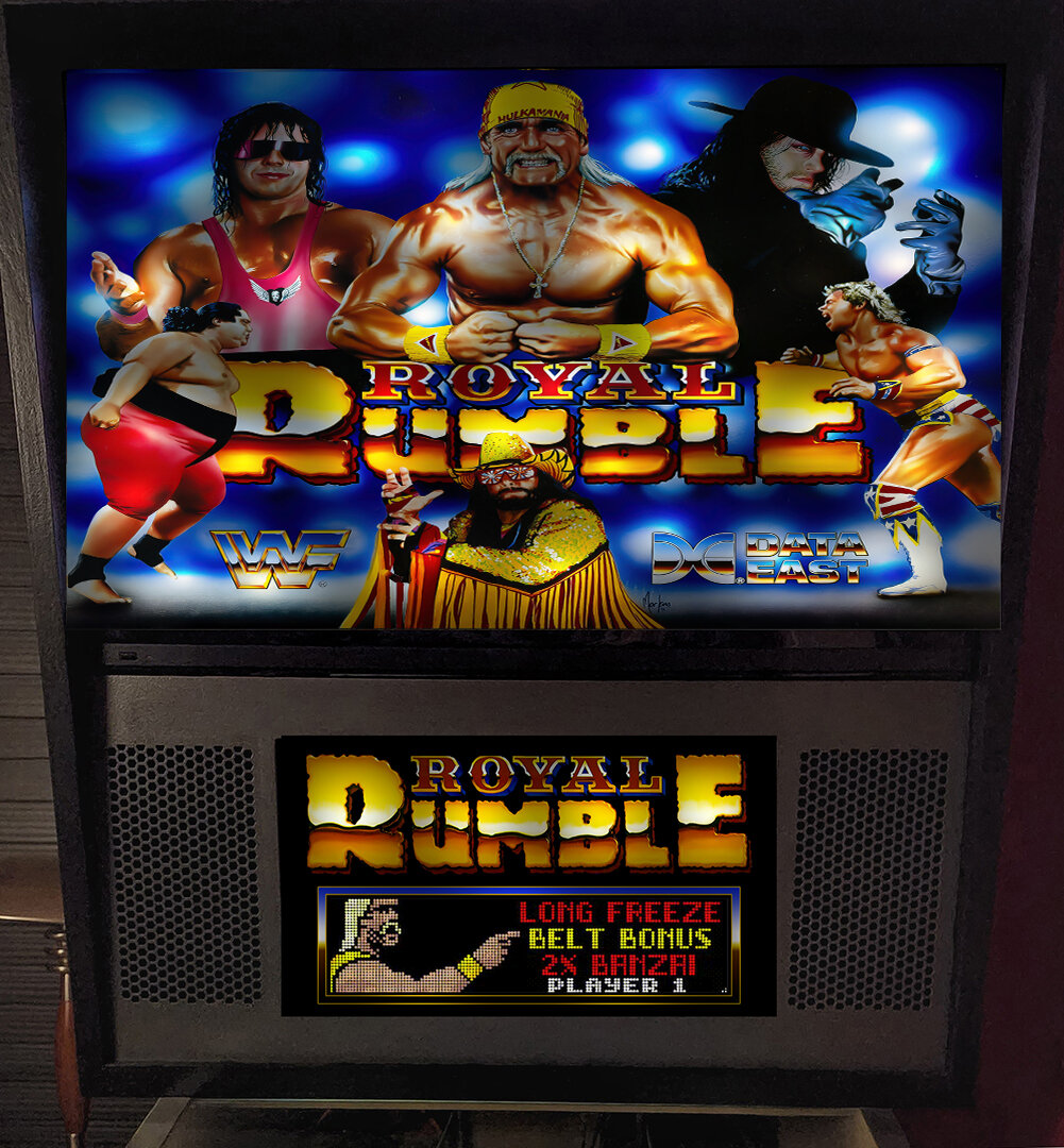 WWF Royal Rumble (Data East 1994) b2s with full dmd - B2S