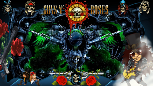 More information about "Guns N Roses - Vídeo Backglass"