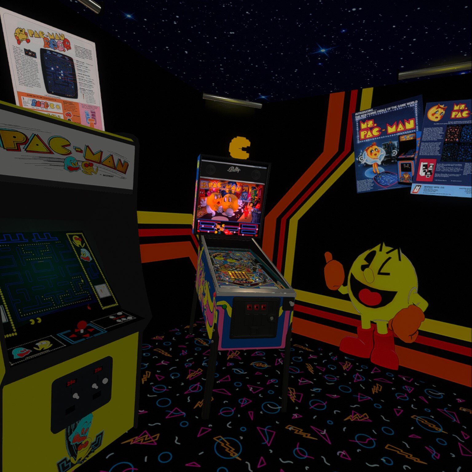 Mr. and Mrs. Pac-Man (Bally 1982)_VR Room