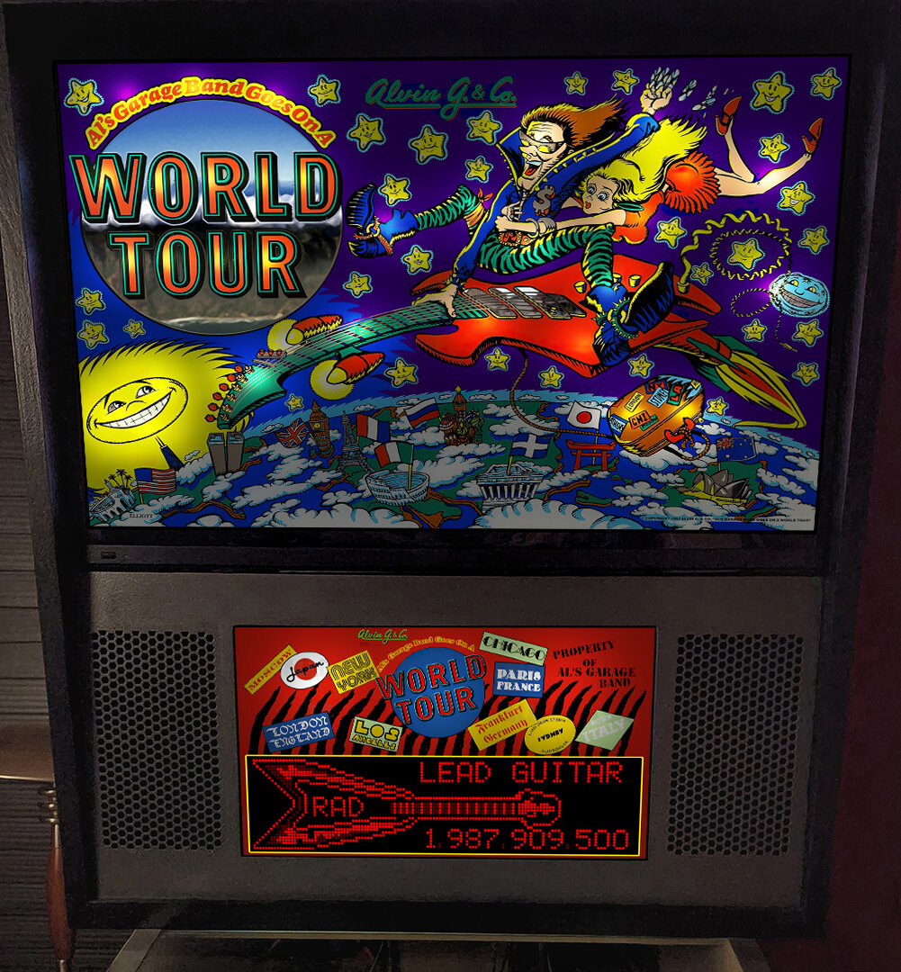 Al's Garage Band Goes On A World Tour (Alvin G 1992) b2s with full