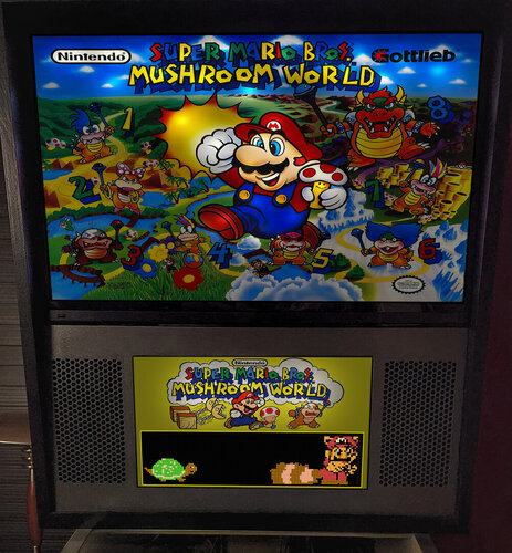 More information about "Super Mario Brothers Mushroom World (Premier 1992) b2s with full dmd"