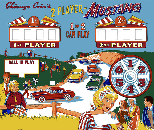 More information about "Mustang (Chicago Coin, 1964) JB"