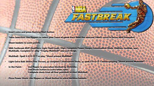 More information about "NBA Fast Break (Bally 1997) - VPX Instructions"