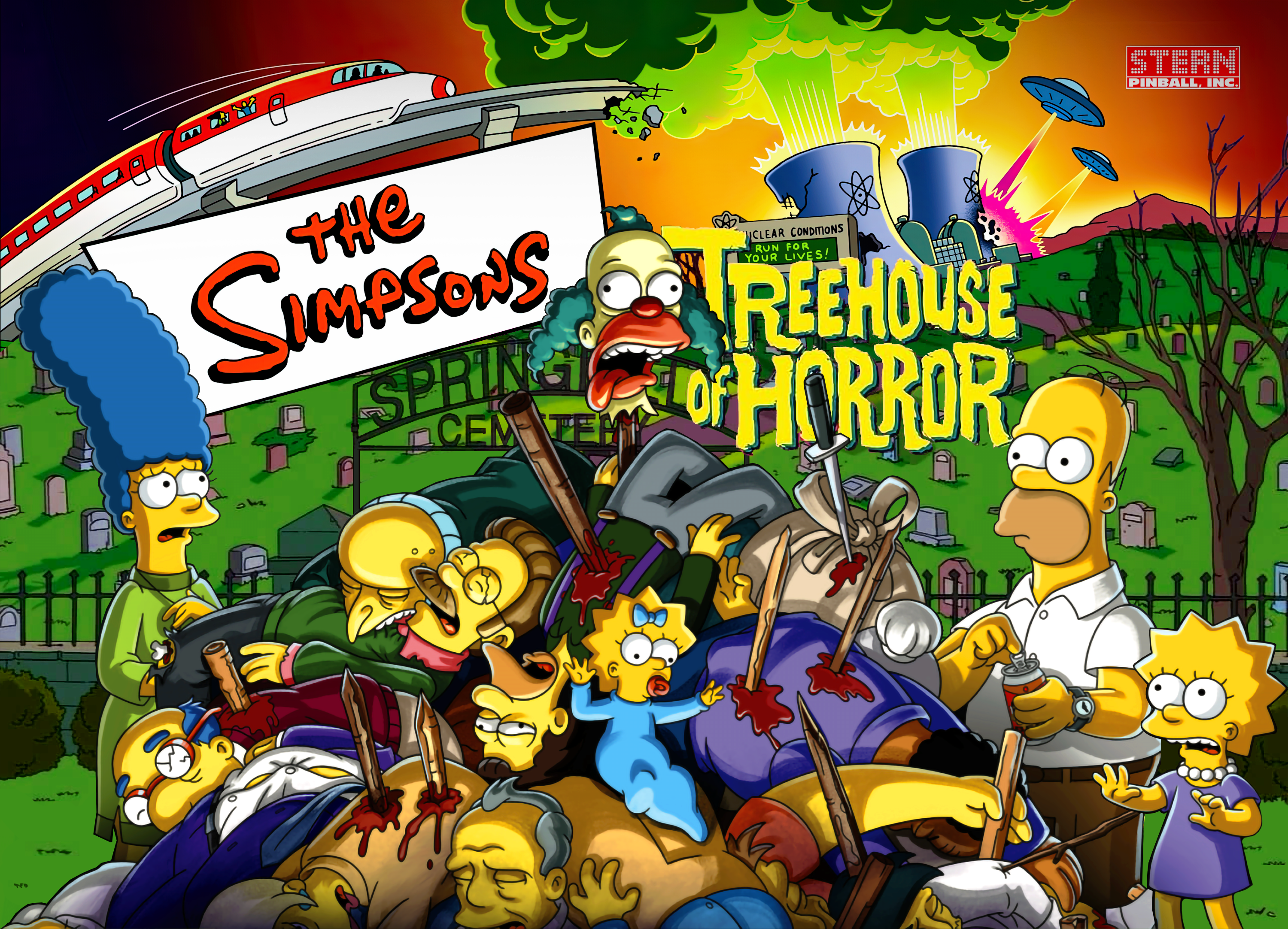 The Simpsons Treehouse of Horror (Reskin, Stern 2003) B2S