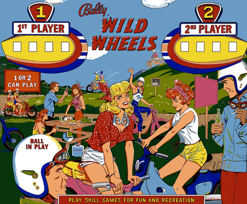 More information about "Wild Wheels (Bally, 1966) JB"