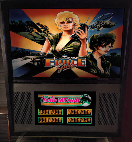More information about "Special Force (girls) (Bally 1986) b2s with full dmd"