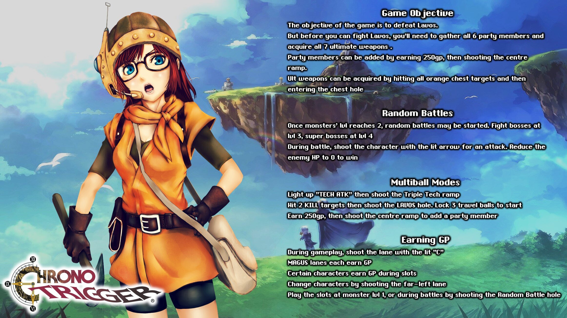 Chrono Trigger (Original 2022) - VPX Instructions - Instruction