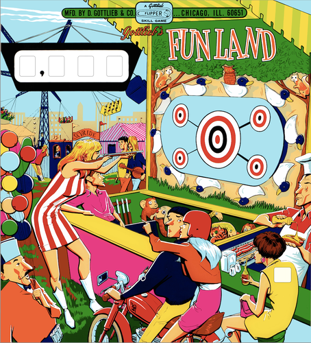 More information about "Fun Land (Gottleib, 1968) JB"