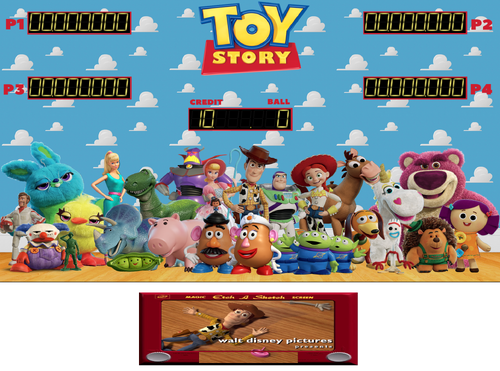 More information about "Toy Story Backglass"
